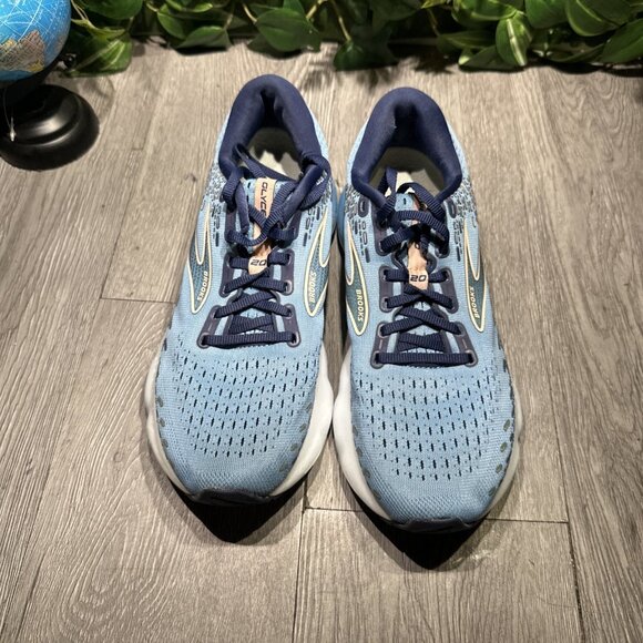 Brooks Glycerin 20 Shoes Womens 9 B Blue Running Athletic Sneakers 1203691B-478 - Picture 2 of 11